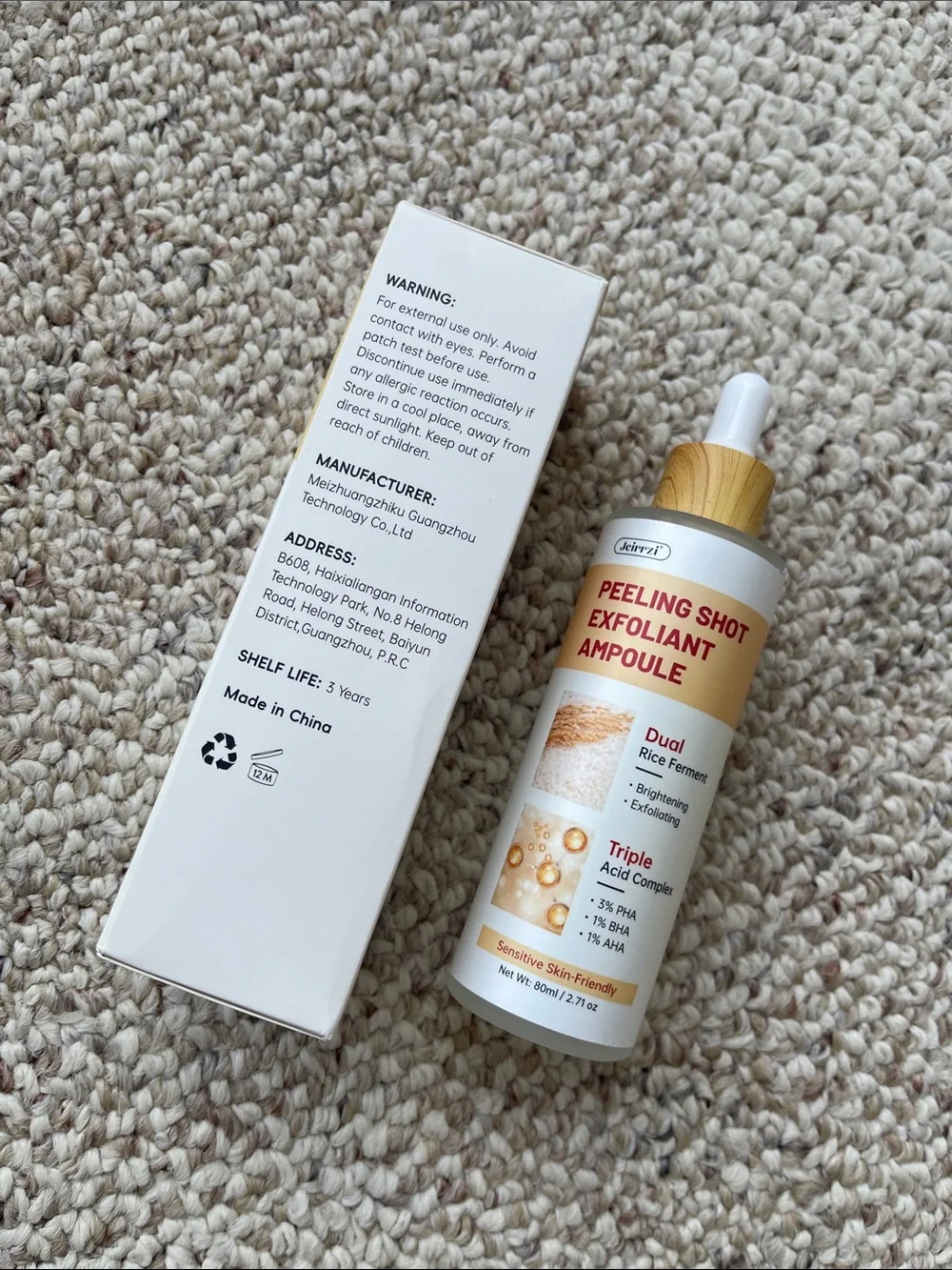 Peeling Shot Exfoliant Ampoule